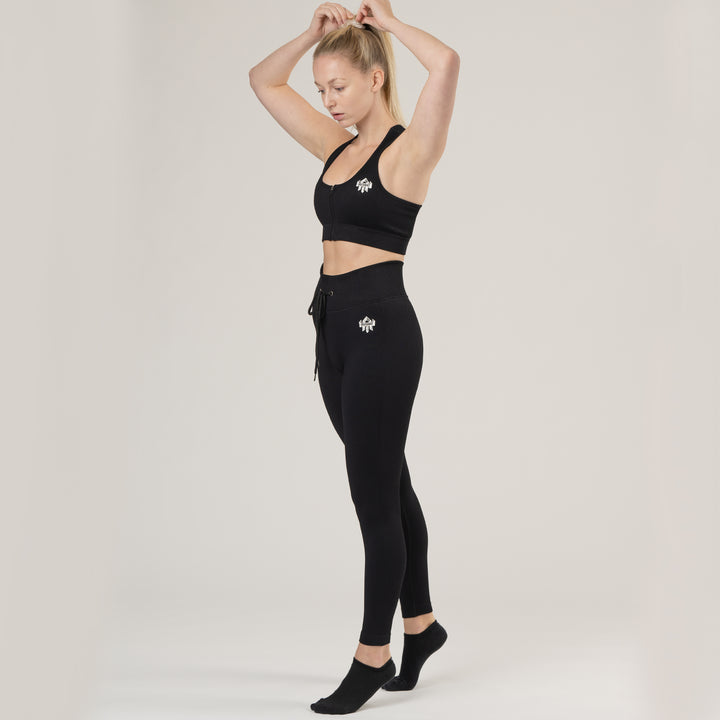 Beyond Seamless Tights – Svarta träningstights dam hög midja