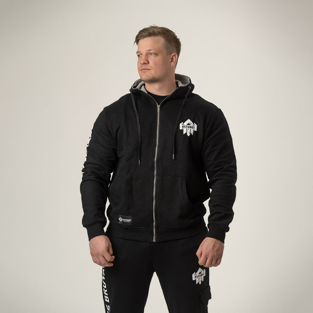 Oversized Hoodie - Svart Hoodie för Styrketräning